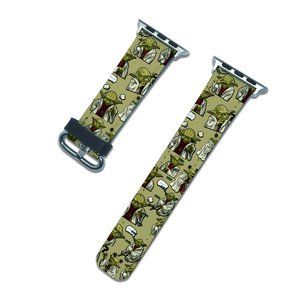 Star Wars Jedi Yoda apple watch band series 7 6 5 SE 45 41 42 44 38 40 mm straps